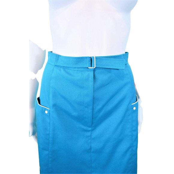 Vintage 1980s Teal Tail Deadstock Sports Tennis Skirt | W 26" - Picture 5 of 10